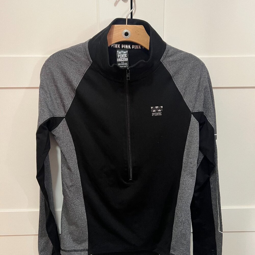 PINK ultimate half zip up